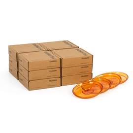 12x 3oz Espresso HuskeeRenew Saucer - Amber