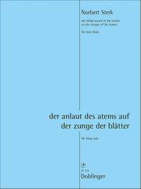 Sterk, N: der anlaut des atems auf der zunge der blätter