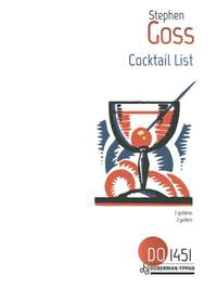 Stephen Goss: Cocktail List