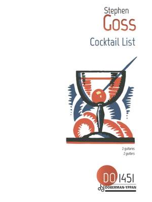 Stephen Goss: Cocktail List