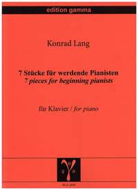 Konrad Lang: 7 Stücke für werdende Pianisten