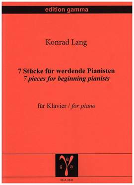 Konrad Lang: 7 Stücke für werdende Pianisten