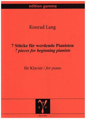 Konrad Lang: 7 Stücke für werdende Pianisten