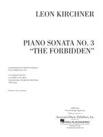 Leon Kirchner: Piano Sonata No. 3 the Forbidden - Piano Solo Product Image