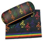 Glasses Case Multi-Coloured Treble Clef Product Image