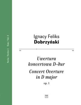 Ignacy Feliks Dobrzynski: Concert Overture In D Major Op. 1