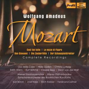 Mozart: Cosi Fan Tutte, Le Nozze di Figaro, Don Giovanni, Die Zauberflöte & Der Schauspieldirektor