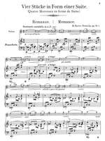 Bossi, Enrico: Four pieces in the form of a suite for pianoforte and violin Op. 99 Product Image