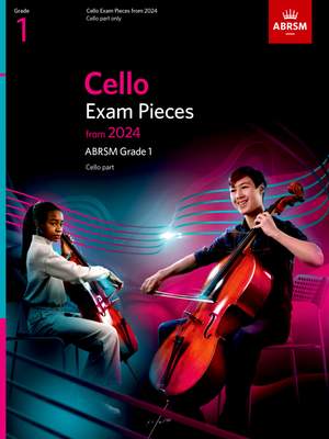 ABRSM: Cello Exam Pieces from 2024, ABRSM Grade 1, Cello Part