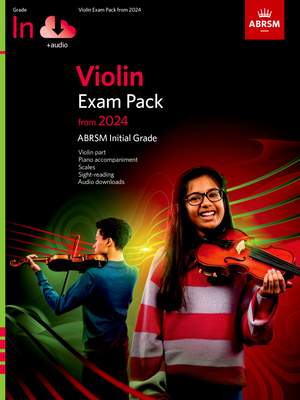 ABRSM: Violin Exam Pack from 2024, Initial Grade, Violin Part, Piano Accompaniment & Audio