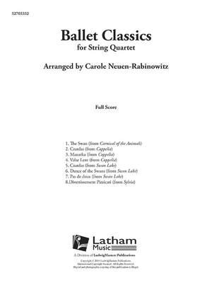 Neuen-Rabinowitz, Carole: Ballet Classics (score)