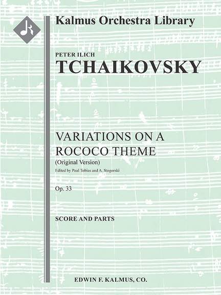 Tchaikovsky: Variations On A Rococo Theme, Op. 33 (Original Version)