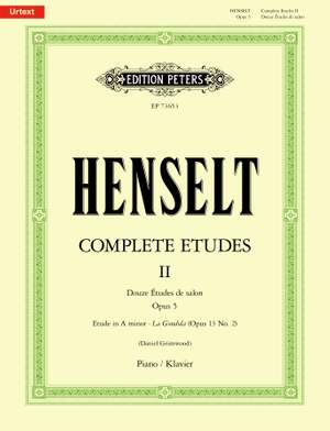 Adolph von Henselt: Complete Etudes for Piano, Volume II