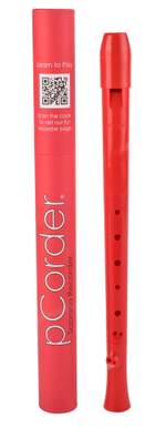 pCorder Red Plastic Recorder Product Image