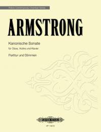 Armstrong, Kit: Kanonische Sonate (oboe, violin & piano)