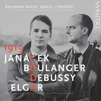 1919 Coda Janacek, Boulanger, Debussy, Elgar