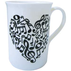 Mug Heart of Clefs Bone China