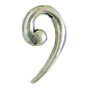 Pewter Pin Badge Bass Clef