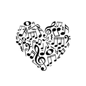 Heart of Clefs Greeting Card