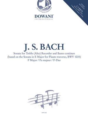 Johann Sebastian Bach: Sonata For Treble (Alto) Recorder and B.C.