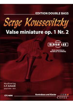 Koussevitzky, S: Valse miniature op. 1 Nr. 2 Op. 1/2