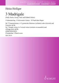 Holliger, H: 3 Madrigals