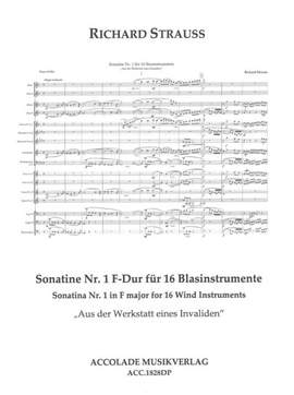 Strauss, R: Sonatine Nr. 1 F-Dur F major