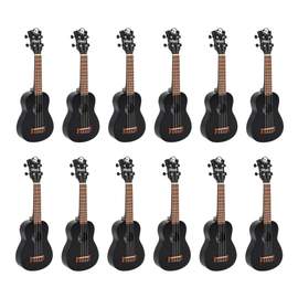 Octopus Academy soprano ukulele class pack of 12 - Black
