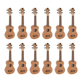 Octopus Academy soprano ukulele class pack of 12 - Natural