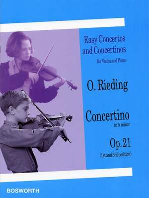 Rieding, O: Concertino in A minor Op. 21