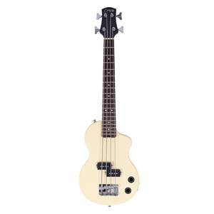 Carry-On Travel Bass Guitar ST Vintage White