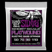 Ernie Ball: Cobalt Power Slinky Bass Flatwound - Short Scale