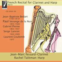 French Recital For Clarinet and Harp, Vol Ii