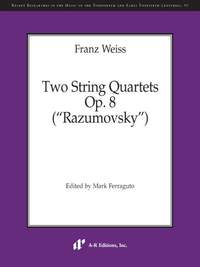 Weiss: Two String Quartets, Op. 8 ("Razumovsky")