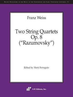 Weiss: Two String Quartets, Op. 8 ("Razumovsky")
