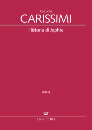 Carissimi, Giacomo: Historia di Jephte