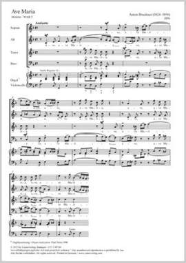 Bruckner, Anton: Ave Maria WAB 5