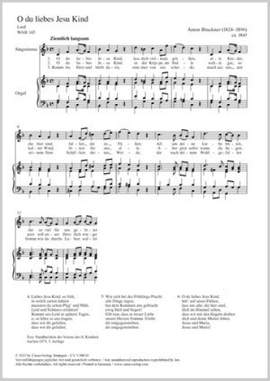 Bruckner, Anton: O du liebes Jesu Kind WAB 145