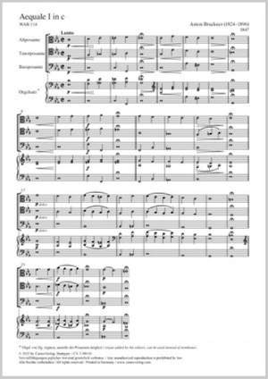 Bruckner, Anton: Aequale I WAB 114