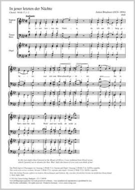Bruckner, Anton: In jener letzten der Nächte WAB 17,12