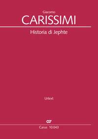Carissimi, Giacomo: Historia di Jephte