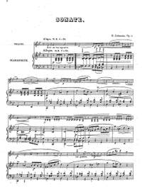 Jadassohn, Salomon: Sonata in G minor for violin and piano Op. 5