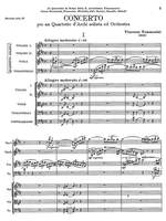 Tommasini, Vincenzo: Concerto per quartetto d'archi solista ed orchestra Product Image