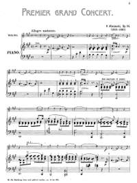 Wieniawski, Henryk : First Violin Concerto in F-sharp Minor Op. 14
