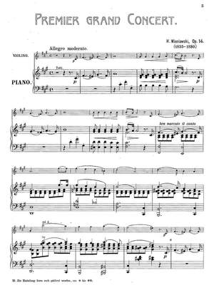 Wieniawski, Henryk : First Violin Concerto in F-sharp Minor Op. 14