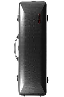 BAM Hightech Oblong Violin Case (new Shape) Silver Carbon