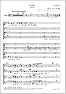 Fauré, Gabriel: Pavane in F sharp minor, op. 50