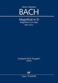 Johann Sebastian Bach: Magnificat in D major, BWV 243 (BWV3 243.2)
