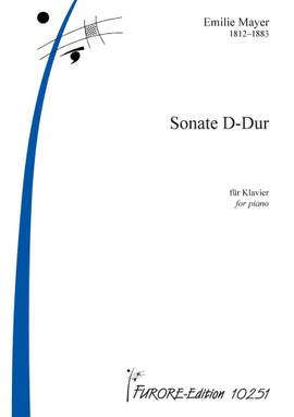 Emilie Mayer: Sonate D-Dur für Klavier