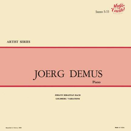 J.S. Bach: Goldberg Variations (1953)